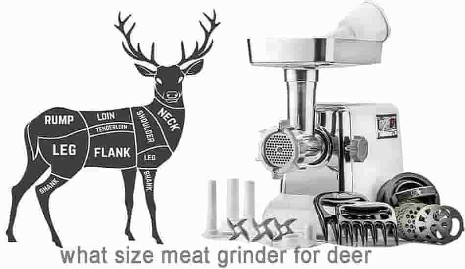 what size meat grinder for deer