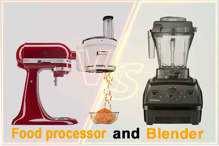 What's the difference between a food processor and a blender