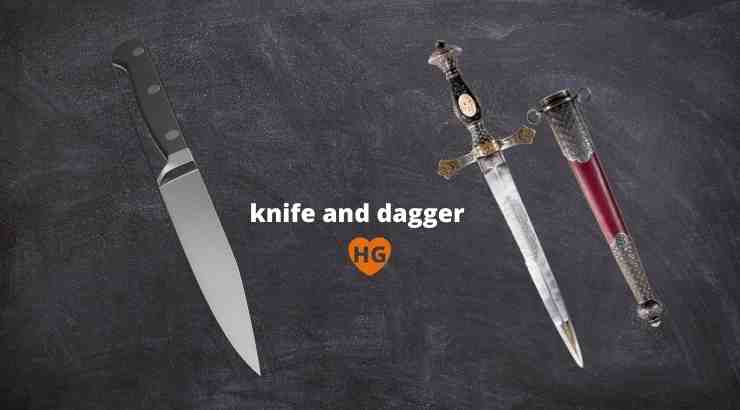 difference between knife and dagger