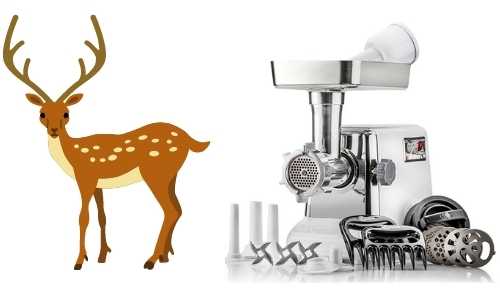 What size meat grinder do I need for deer